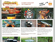 Tablet Screenshot of campfirecookinggrill.co.uk